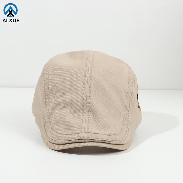 Beret Hat Factory - OEM Unisex Adult Custom Logo Sporty Designs Checkered