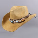 Cowgirl Hat Supplier - OEM Best Selling Unisex Embroidered Band Rodeo