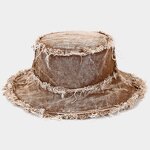 Basin Hat Manufacturer - OEM Korean Washed Rough Brim Double-sided Retro