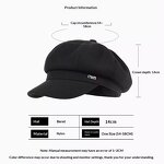 Octagonal Beret Factory - OEM 2026 Custom Striped Polyester Cotton Knitted