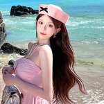 Sailor Hat Manufacturer - OEM 2025 Customized Autumn Winter Solid Polyester Bow