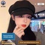 Octagonal Beret Factory - OEM 2026 Custom Striped Polyester Cotton Knitted