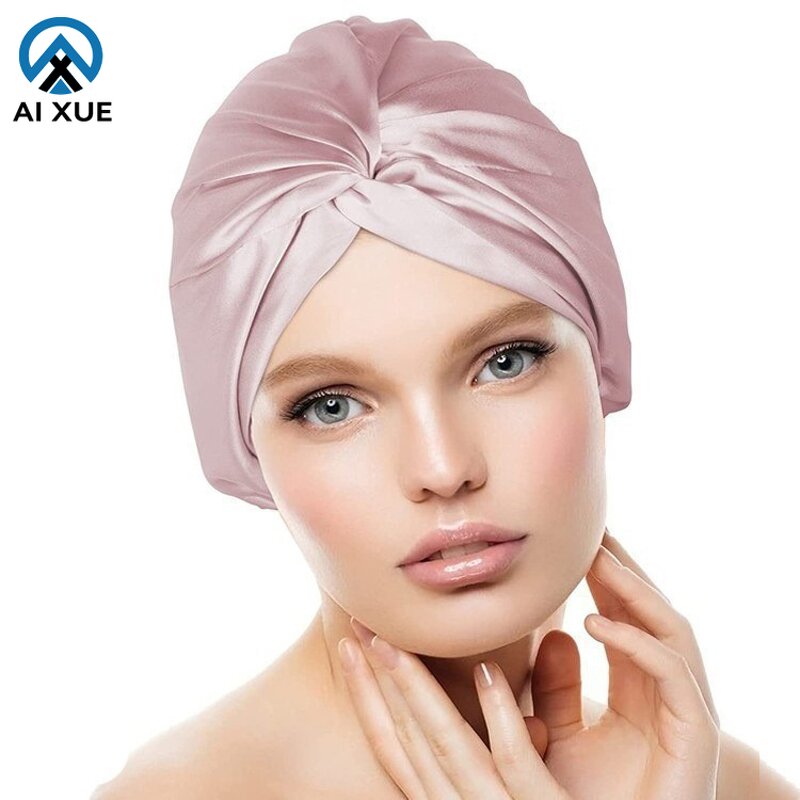 Twist Hat Factory - OEM Double-layer Three-dimensional Fold Silk Hair Care