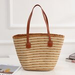 Straw Fedora Set Supplier - OEM Outdoor Two Tone Wide Brim Cowgirl Bag