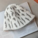 Knitted Beanie Factory - OEM Vintage Leopard Elasticity Cold-Proof Thickened