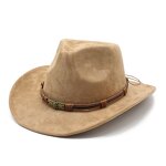 Suede Cowboy Hat Factory - OEM NEW Men Women Solid Color Vintage Minimalist