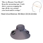 Solar Fan Hat Manufacturer - OEM Latest Hot Sale Men's Wide Brim Power USB