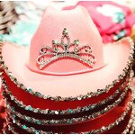 Mexican Sombrero Supplier - OEM Adult Velvet Party Hat Festive Acrylic