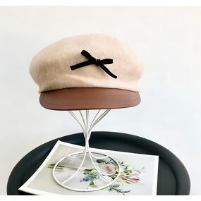 Wool Beret Supplier - OEM Premium Custom Logo All-Season Universal Fit
