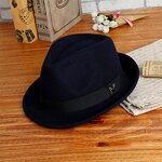Men's Wool Hat Factory - OEM Pure Wool Middle-Aged Small Formal British