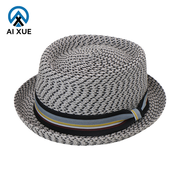 Derby Straw Hat Supplier - OEM Custom Summer Daily Use Polyester Pork Pie