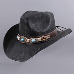 Cowgirl Hat Supplier - OEM Best Selling Unisex Embroidered Band Rodeo