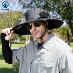Solar Charging Hat Manufacturer - OEM Wholesale Large Edge UV Resistant Windproof