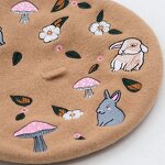 Wool Beret Factory - OEM Thickened Custom Embroidered Party Outdoor