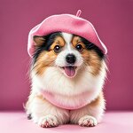 Pet Beret Supplier - OEM Hot Selling Customizable Dog Accessory Painter