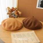 Women's Beret Supplier - OEM High Quality Vintage PU Leather Labeled
