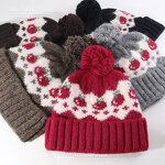 Ski Beanie Manufacturer - OEM Unisex Winter Polyester Cotton Knitted Striped