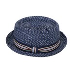 Derby Straw Hat Supplier - OEM Custom Summer Daily Use Polyester Pork Pie