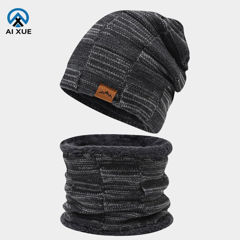 Hat Scarf Set Supplier - OEM Custom Europe Autumn Winter Velvet Two-piece