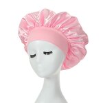 Sleep Bonnet Manufacturer - OEM Best Sell Women Girls Satin Silk Solid