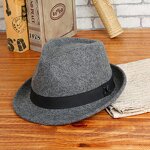 Men's Wool Hat Factory - OEM Pure Wool Middle-Aged Small Formal British