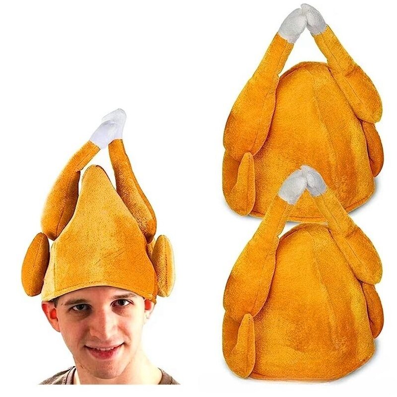 Turkey Hat Supplier - OEM Soft Thanksgiving Stuffed Toy Kids Cotton