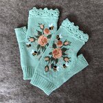 Knitted Gloves Supplier - OEM Winter Plain Casual Women's Warm Full Finger