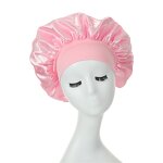 Sleep Bonnet Manufacturer - OEM Best Sell Women Girls Satin Silk Solid