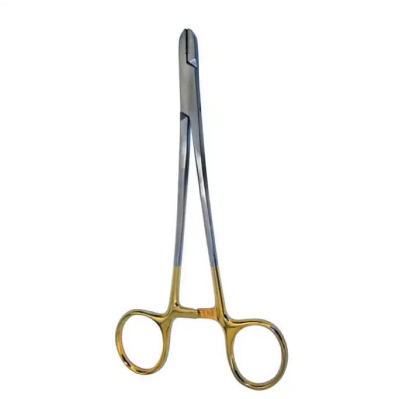 Needle Holder Manufacturer - OEM TC Forceps Half Gold