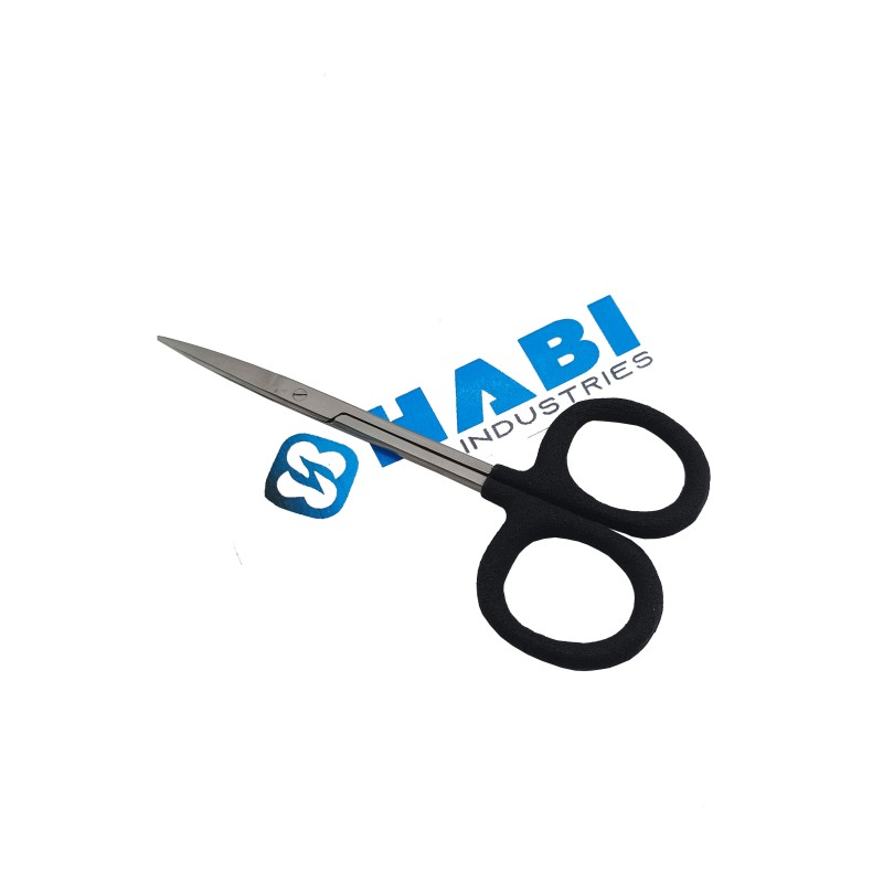 Fly Fishing Scissors Manufacturer - OEM Black Rubber Handle