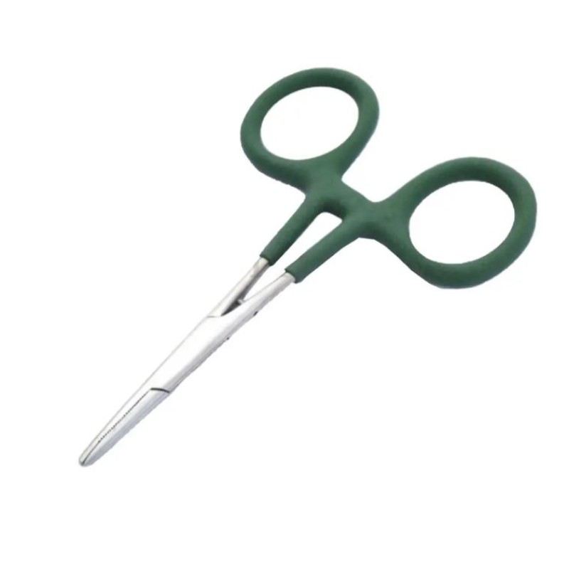 Fly Fishing Forceps Manufacturer - OEM 4 Inch Green Grip