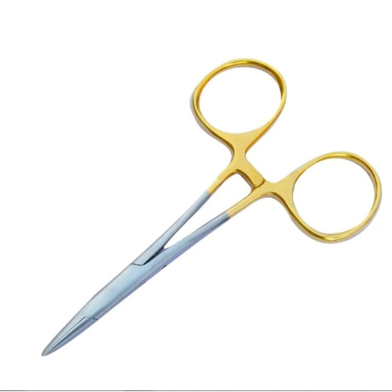 Fishing Forceps Manufacturer - OEM Gold Handle Hemostat