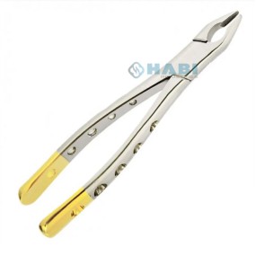 Extraction Forceps Factory - OEM Half Gold Cow Horn