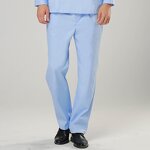 Nurse Pants Factory - OEM 65% Polyester 35% Cotton White Elastic