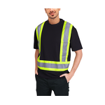 Hi Vis T-shirt Manufacturer - OEM Two Tone Wide Reflective Tapes Cotton