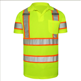Hi Vis Polo Shirt Manufacturer - OEM 100% Polyester ANSI Class 3 Anti