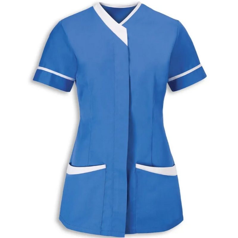 Hotel Uniform Factory - OEM Hidden Buttons Cleaner Housekeeping Staff