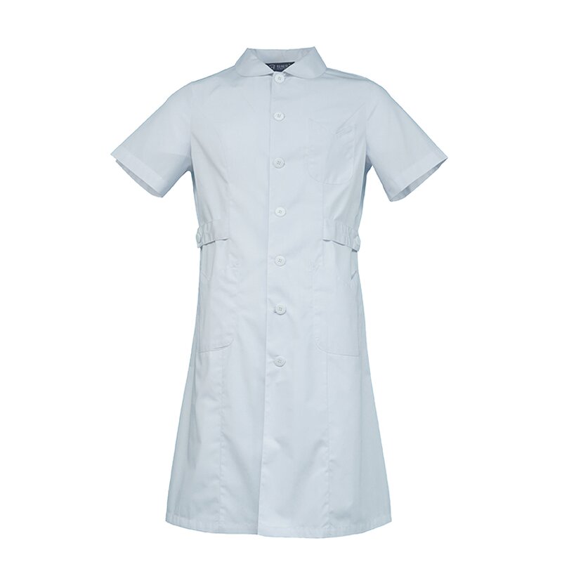 Nurse Uniform Dress Factory - OEM Summer Short Sleeve Cotton Twill