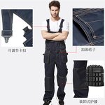 Women Denim Overalls Manufacturer - OEM Cotton Denim Dark pink Work
