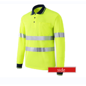 Hi Vis Polo Shirt Supplier - OEM High Visibility Reflective Knitting Polo