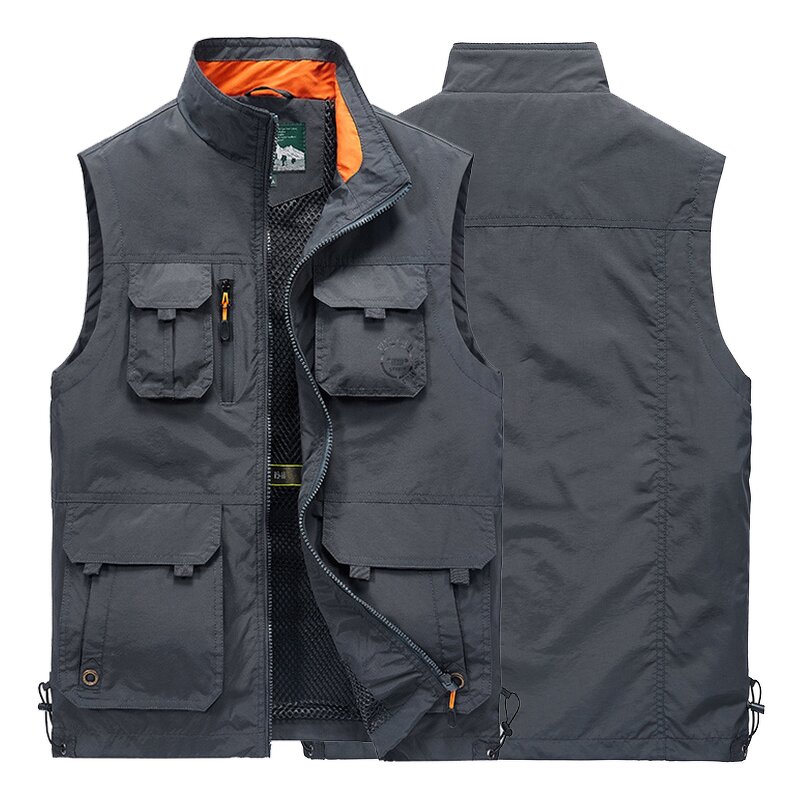 Work Cargo Vest Supplier - OEM OEM Custom Multi Pocket Breathable
