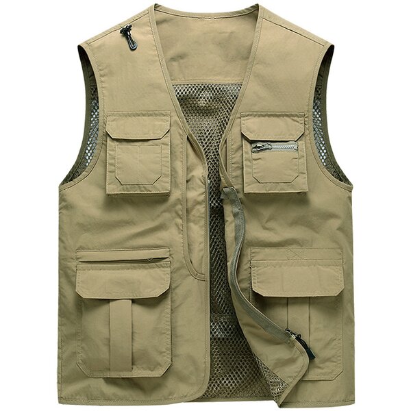 Mesh Vest Factory - OEM Summer Breathable Multi-Pockets Tactical