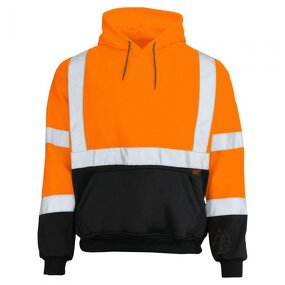 Hi Vis Sweater Manufacturer - OEM Zippered Traffic ANSI Class 3 Custom
