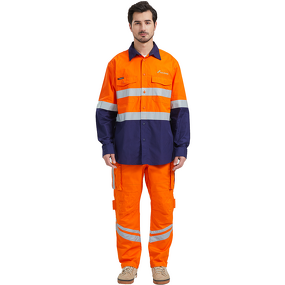 Hi Vis Shirt Supplier - OEM 180gsm 100% Cotton Long Sleeve Safety