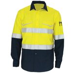 Work Shirt Manufacturer - OEM Men Work Fr Dry Fit Reflective Flame