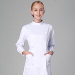 Doctor Lab Coat Supplier - OEM Cotton Polyester High Quality Anti-wrinkle