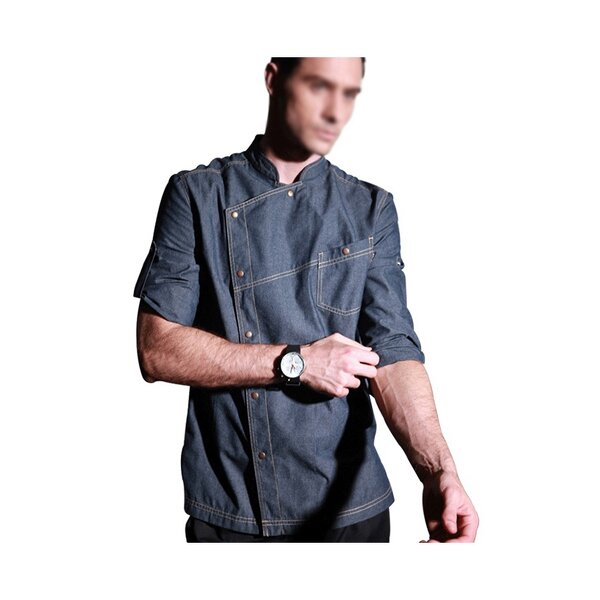 Chef Jacket Factory - OEM High Quality Chef Waiter Woven Denim