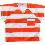 Jail Scrubs Manufacturer - OEM Orange White Stripe Working Tristitch