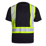 Hi Vis T-shirt Manufacturer - OEM Two Tone Wide Reflective Tapes Cotton