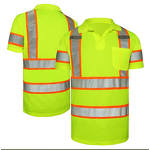 Hi Vis Polo Shirt Manufacturer - OEM 100% Polyester ANSI Class 3 Anti